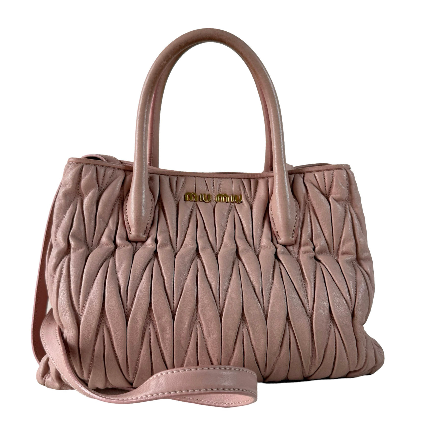 MIU MIU PINK SHOULDER BAG