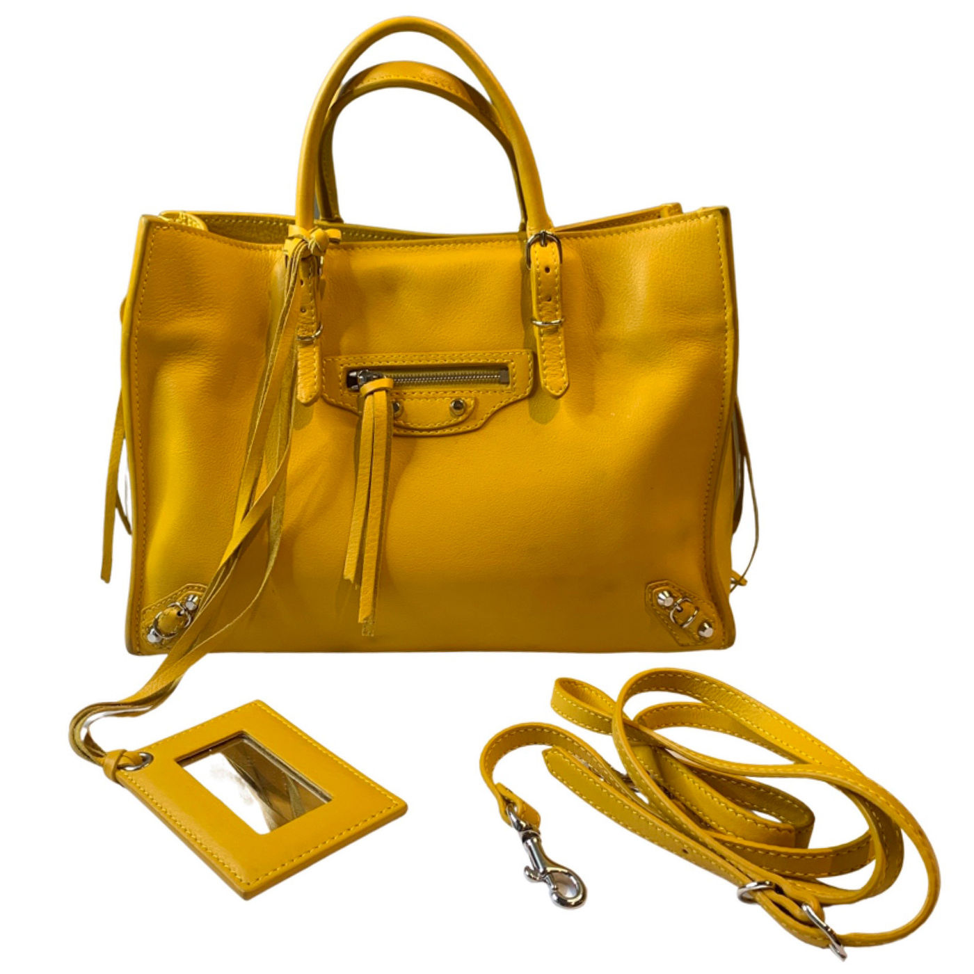 BALENCIAGA MINI PAPER YELLOW
