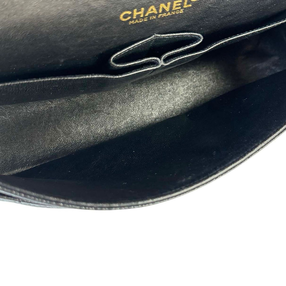 Miniatyrbilde: CHANEL CLASSIC MEDIUM CAVIAR BLACK GHW