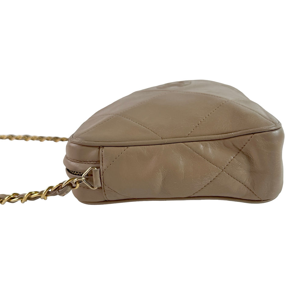 Miniatyrbilde: CHANEL CAMERA BAG BEIGE GHW