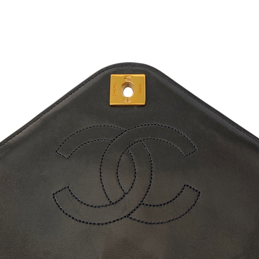 Miniatyrbilde: CHANEL MATELASSE BLACK FLAP BAG