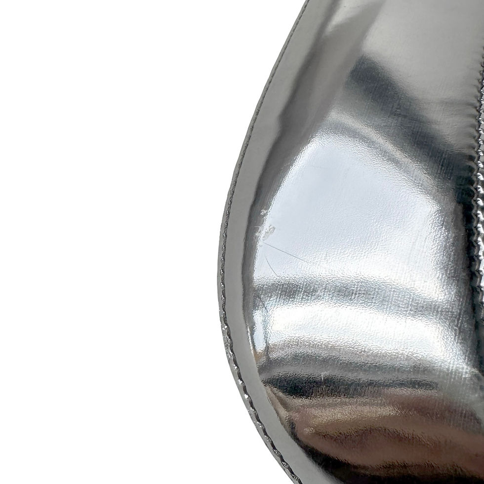 Miniatyrbilde: PRADA CLEO MIRROR SILVER LEATHER BAG