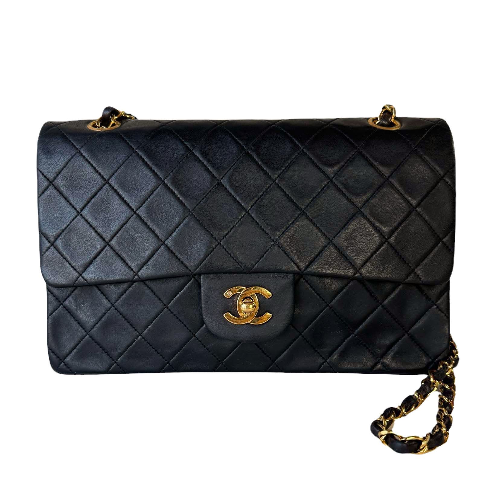 CHANEL CLASSIC MEDIUM BLACK GHW