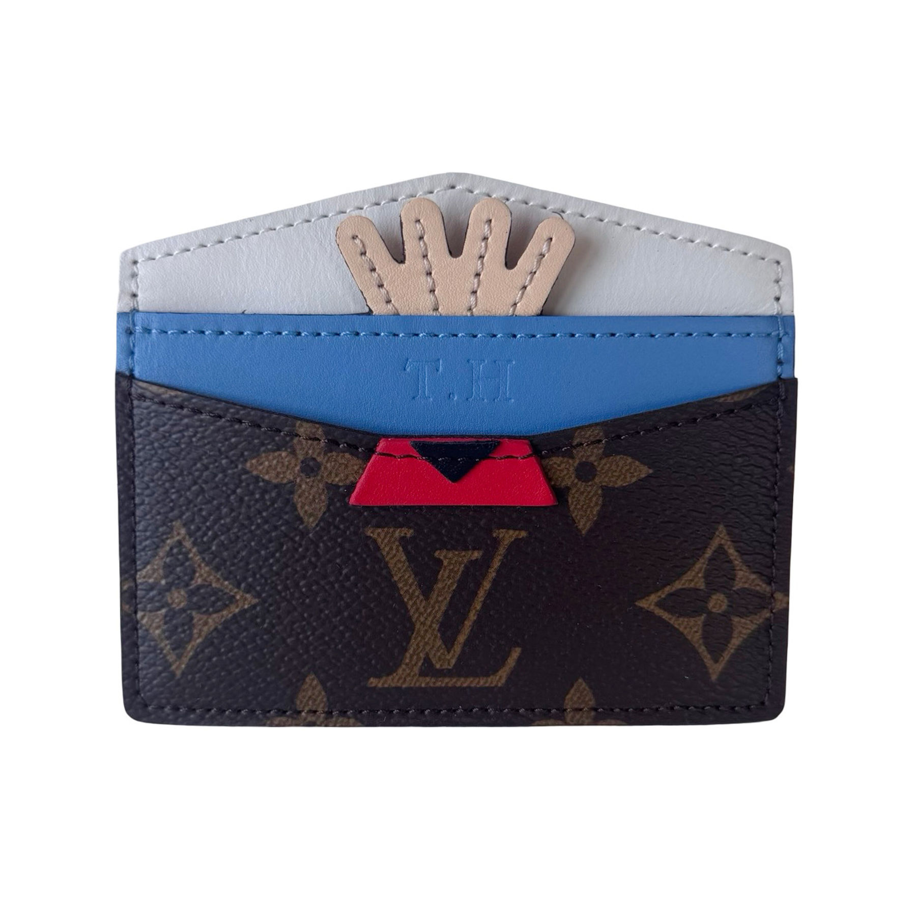 LOUIS VUITTON MONOGRAM TRIBAL MASK CARD WALLET