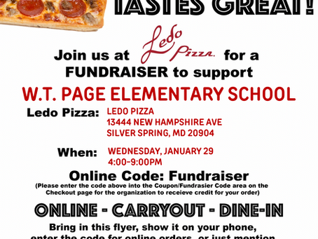 Ledo Pizza Fundraiser!