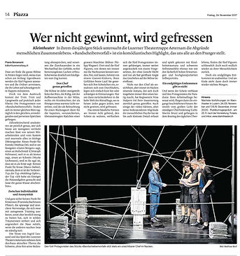 Kritik zu BANDSCHEIBENVORFALL Theater Aeternam - Luzerne Zeitung