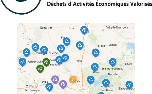 La cartographie des déchèteries de l'Aube de l'association Aube DAEV est en ligne