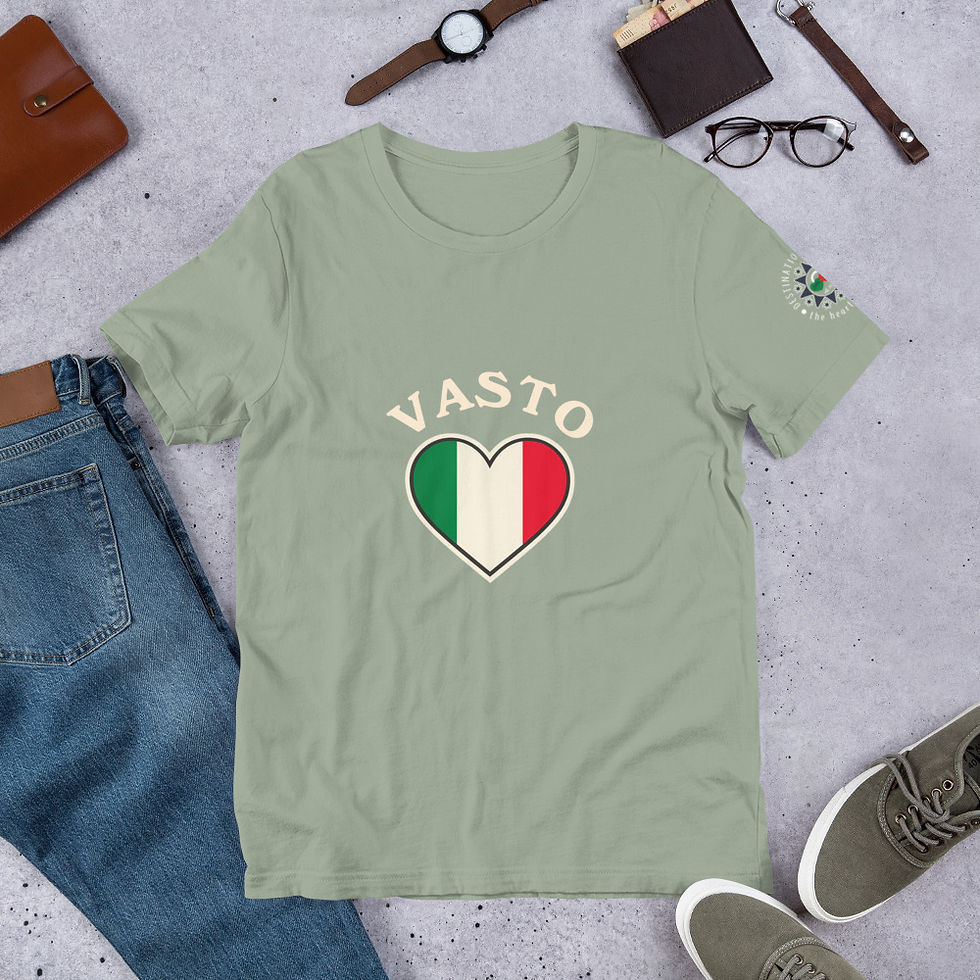 Miniatura: Vasto | Heart of Italy | Unisex Heritage T-Shirt