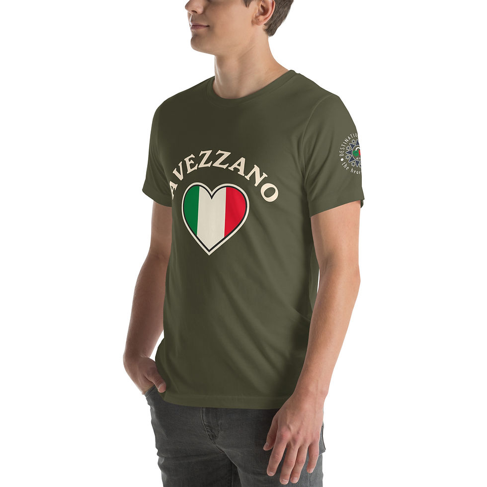 Miniatura: Avezzano | Heart of Italy | Unisex Heritage T-Shirt