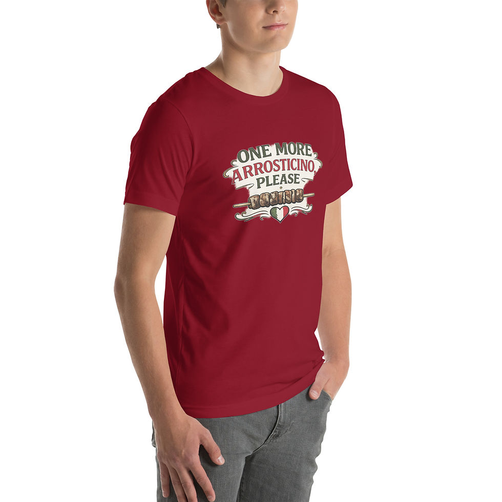 Miniatura: One More Arrosticino, Please | Italian Food Lover Tee