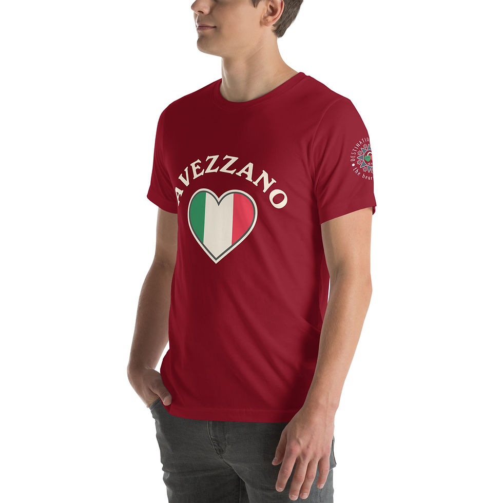 Miniatura: Avezzano | Heart of Italy | Unisex Heritage T-Shirt