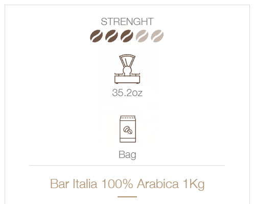 Miniatura: Saquella Caffè - Bar Italia 100% Arabica Beans