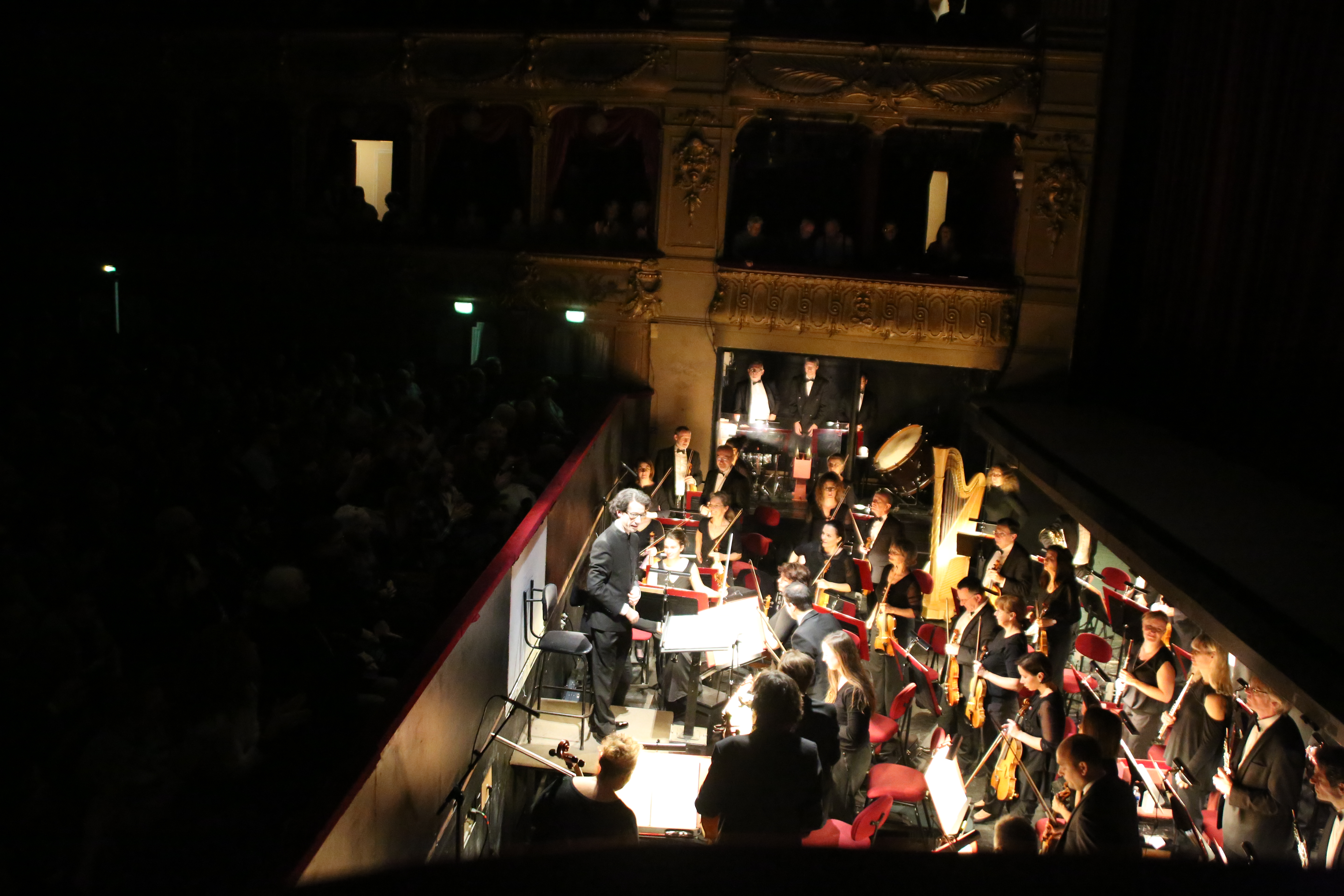 ... puis l'orchestre