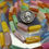 Thumbnail: 1960s Pastel Rainbow Lucite Long Retro Vintage Necklace Price: $65.00