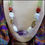 Thumbnail: 1970s Big Agate Gemstone Necklace Amethyst Carnelian Amber