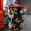 Thumbnail: 1960s Vintage English Tin Canister Oriental Butterfly Orange Blossoms