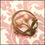 Thumbnail: 1950s 10kt Gold GF Genuine Pink Coral Vintage Pin