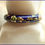 Thumbnail: 1980s India Hand Painted Wood Vintage Bangle Bracelet