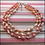 Thumbnail: 1960s Pink Satin Pearl Twist Vintage Torsade Necklace