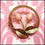 Thumbnail: 1950s 10kt Gold GF Genuine Pink Coral Vintage Pin