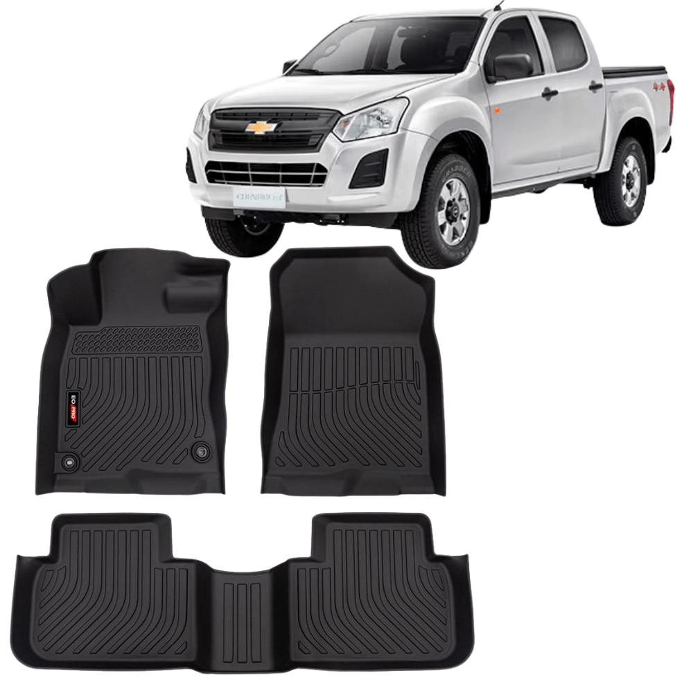 Set Pisos Calce Perfecto para Chevrolet DMAX (2013 - 2017)