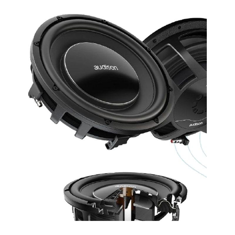 Audison Voce II AV 12 D2 II Subwoofer delgado 12" doble bobina 2 Ω