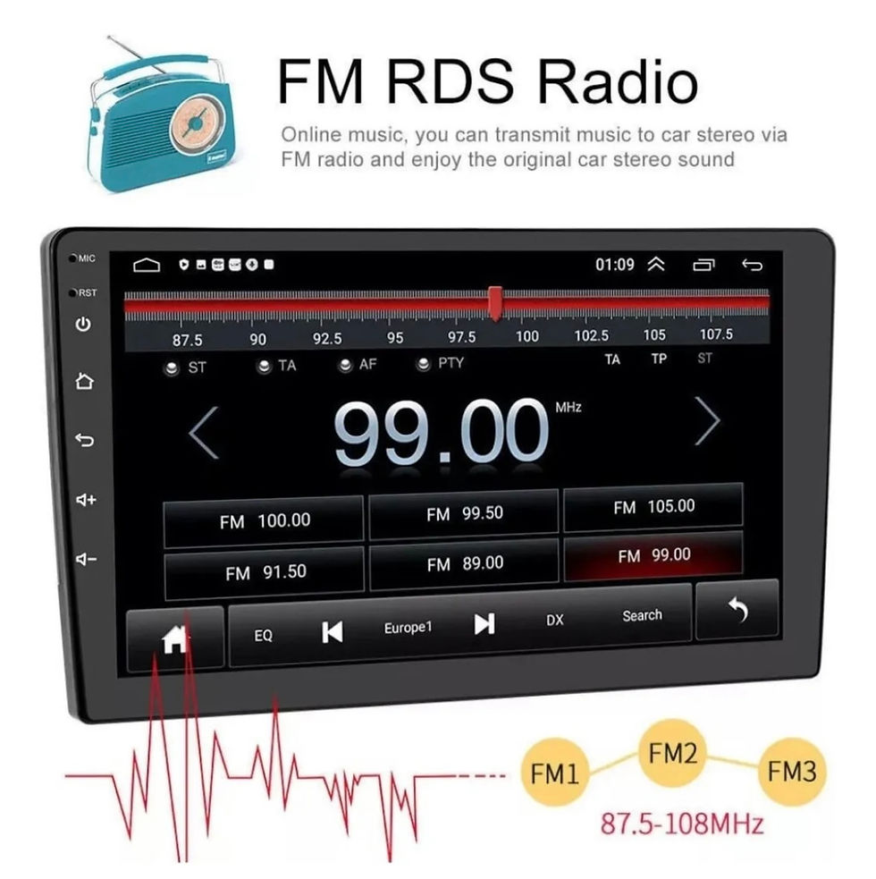 Miniatura: Radio Android 9” Aiwa 802 para Chery Tiggo 2 