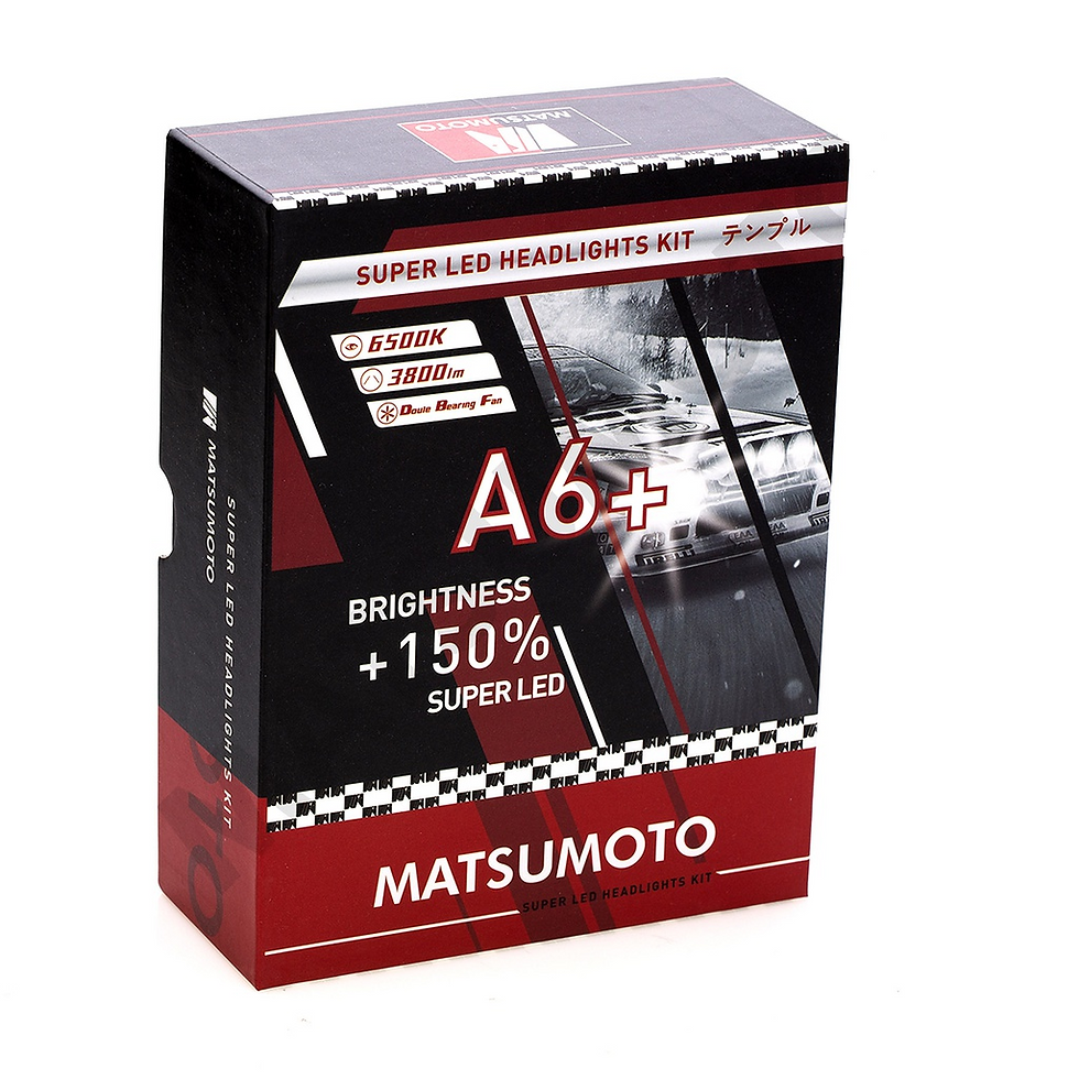 KIT Ampolletas Led A6+ (7600Lm)