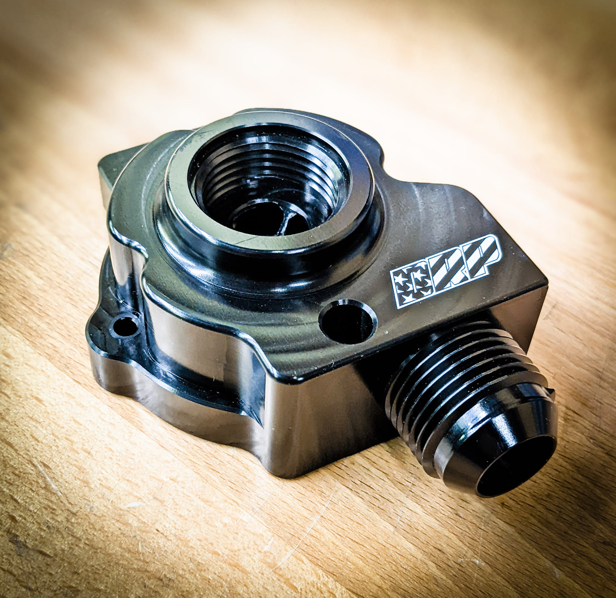 Aluminum water pump cover for Bosch electric water pump