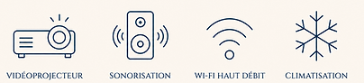 Wifi sonorisation salle équipée et climatisée