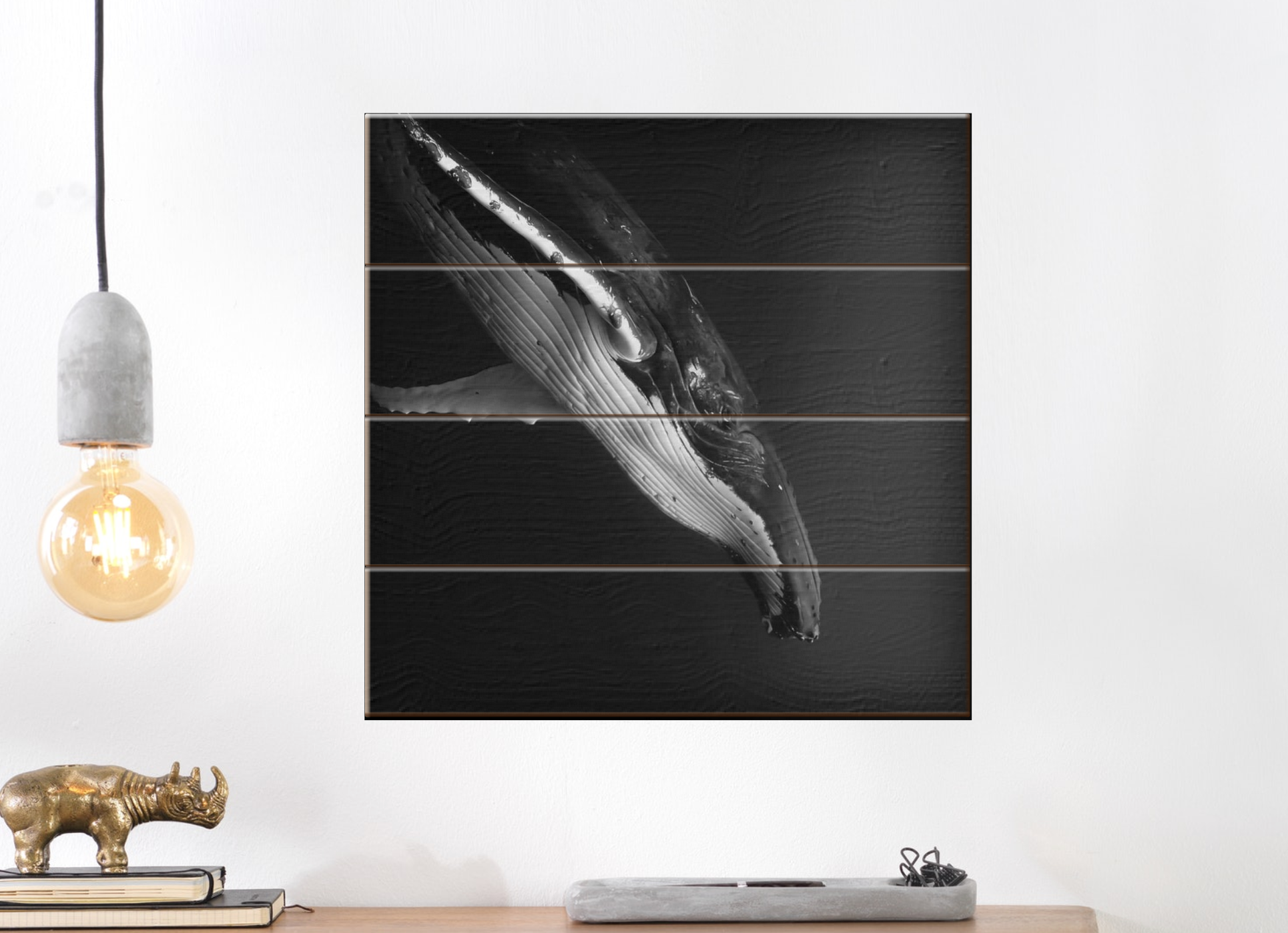 Tableau Baleine (Bois FSC)