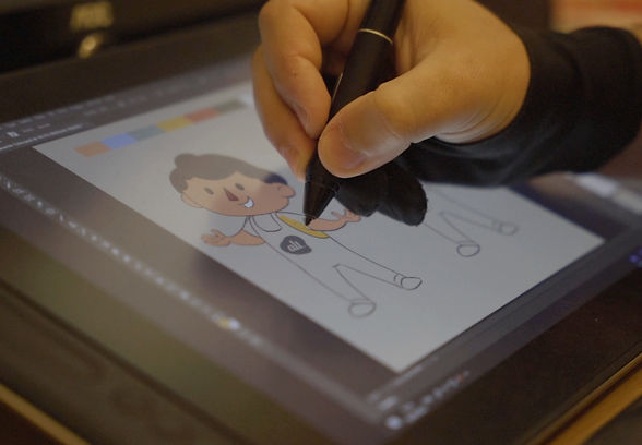 Hand drawn character design