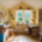 Small bright art studio in 1930's box room. with office space..jpg