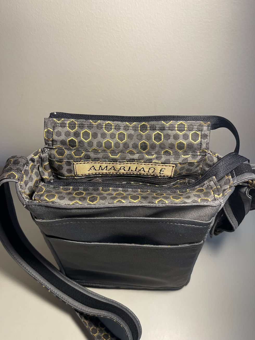 Thumbnail: Las Vegas Raiders Crossbody Carrier, Handmade