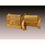 Thumbnail: Cork Leather Crossbody Bag, Tan & Gold Accent