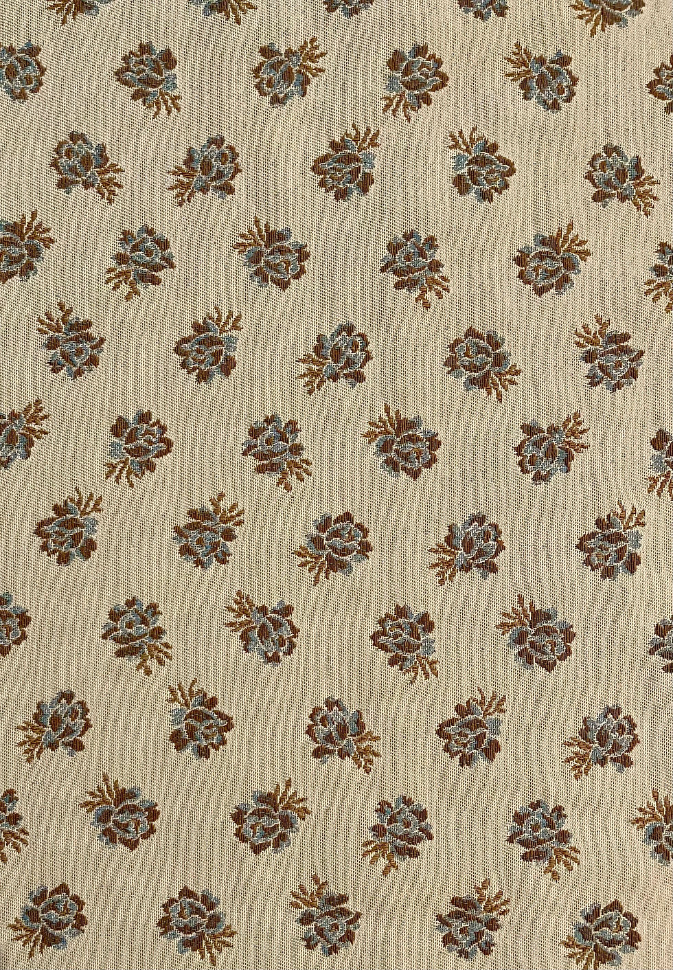 Thumbnail: Reversible Floral Beige, Fabric by Yard