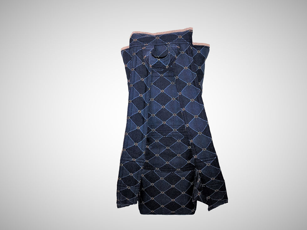 Thumbnail: Oxygen Tank Backpack, Durable, Blue Diamond Print