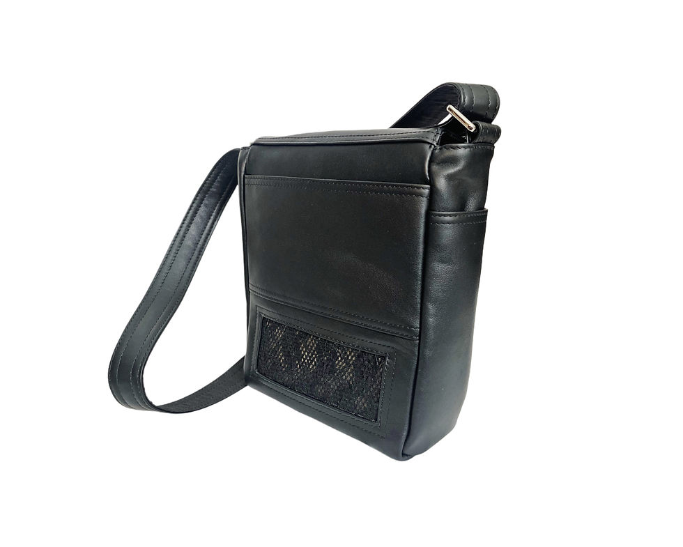 Thumbnail: Inogen One G4 / Rove 4 Purse, 100% Genuine Black Leather