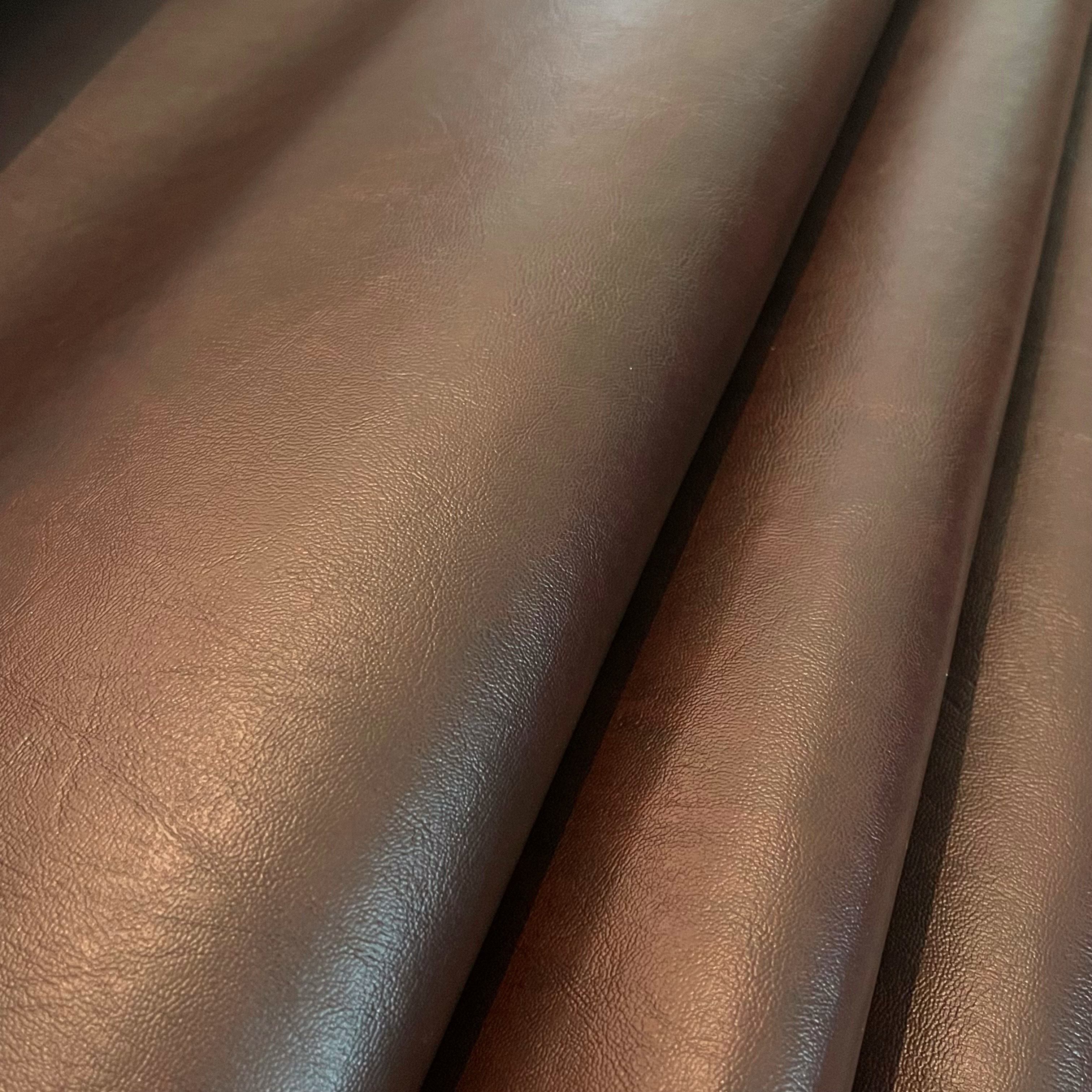 Faux Brown Leather, By the Yard