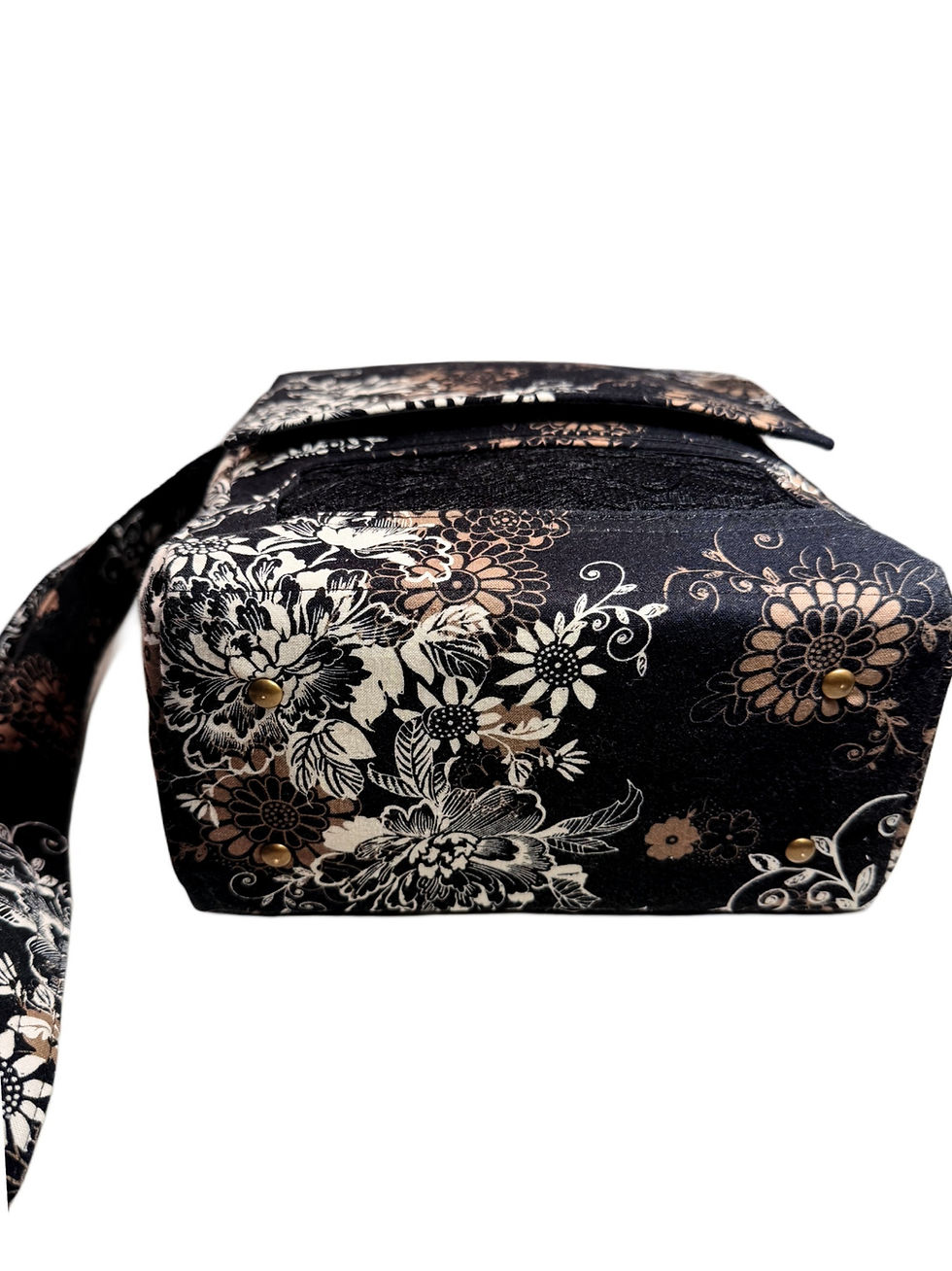 Thumbnail: Portable Oxygen Concentrator Bag, Inogen, Dark Flower Print