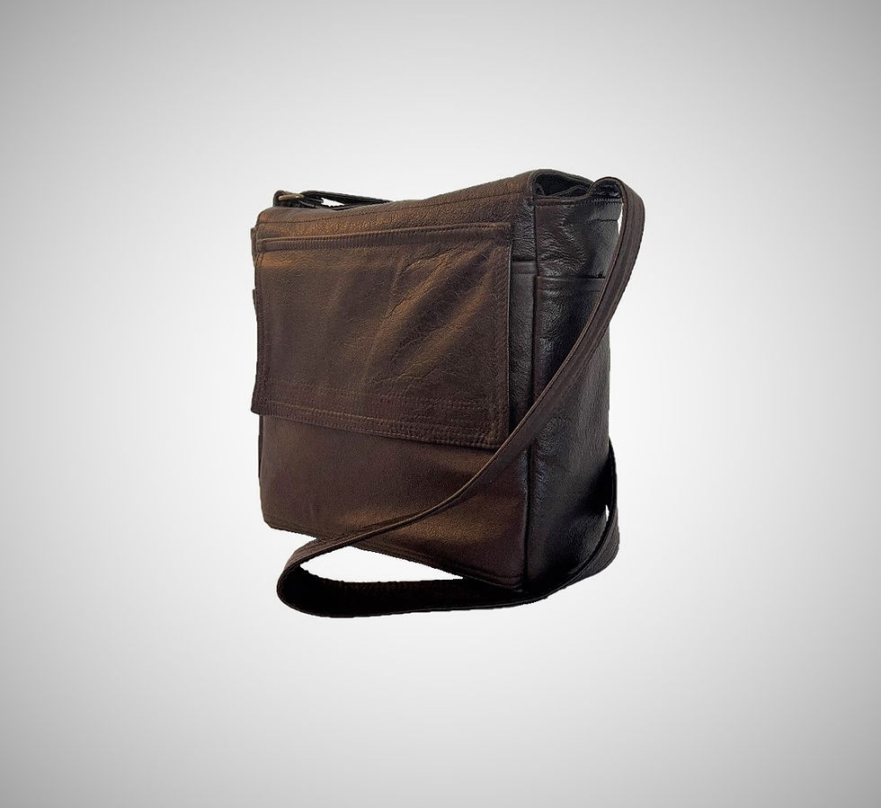 Thumbnail: Inogen One G3 Carrier, Durable Genuine Leather, Dark Brown