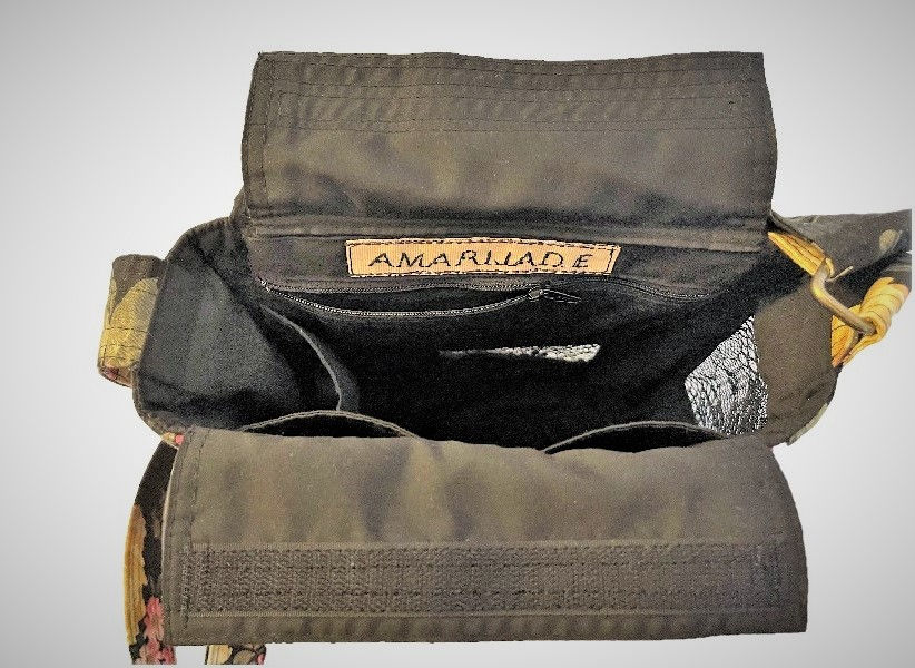 Thumbnail: Portable Oxygen Concentrator Purse, Inogen, Black Floral
