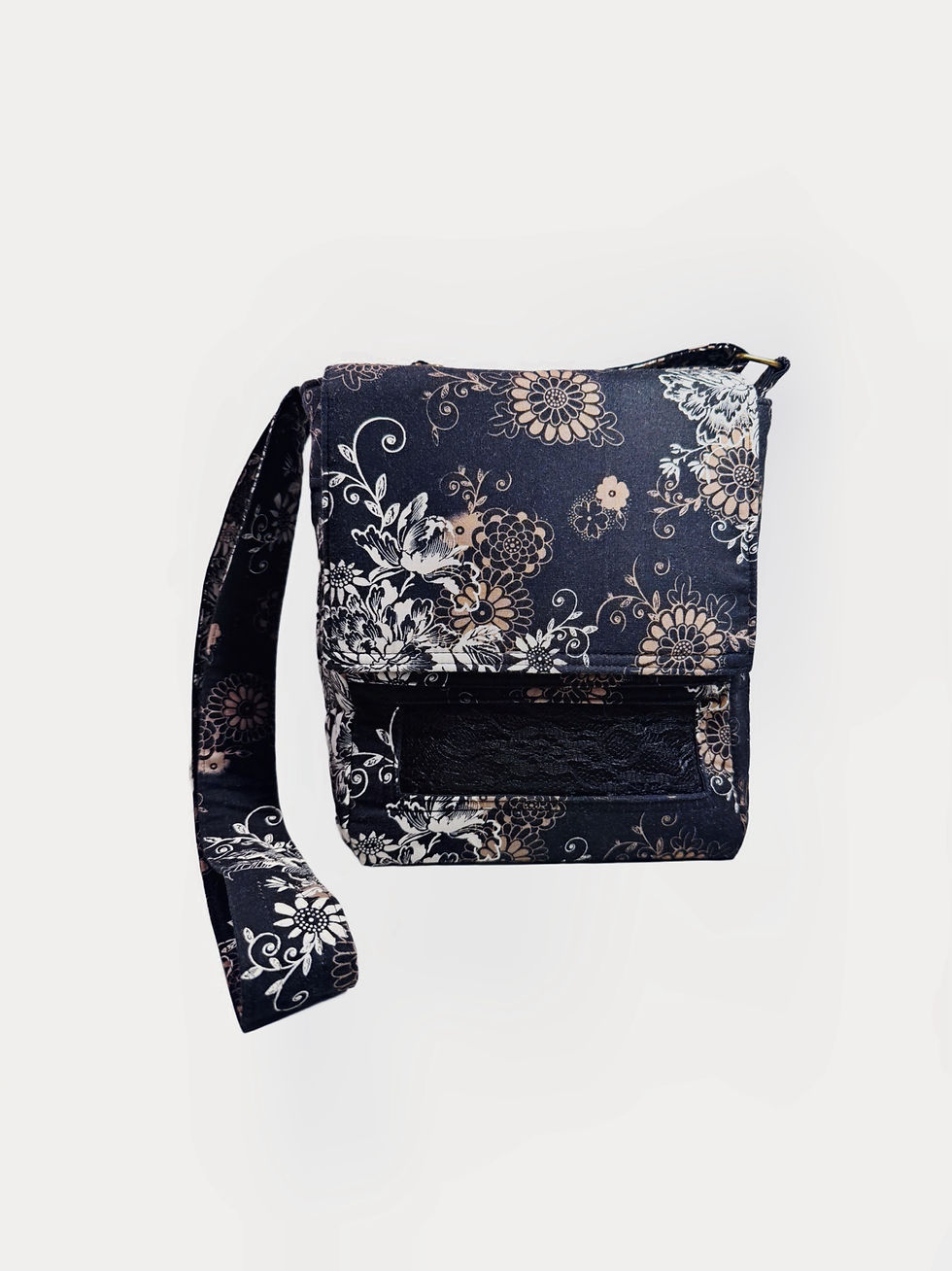 Thumbnail: Oxygen Concentrator Bag, Inogen One, Dark Flower Print