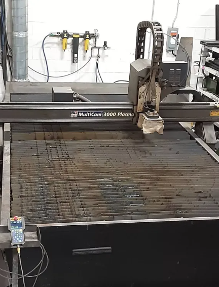 2016 6' x 12' Multicam 3000 Plasma