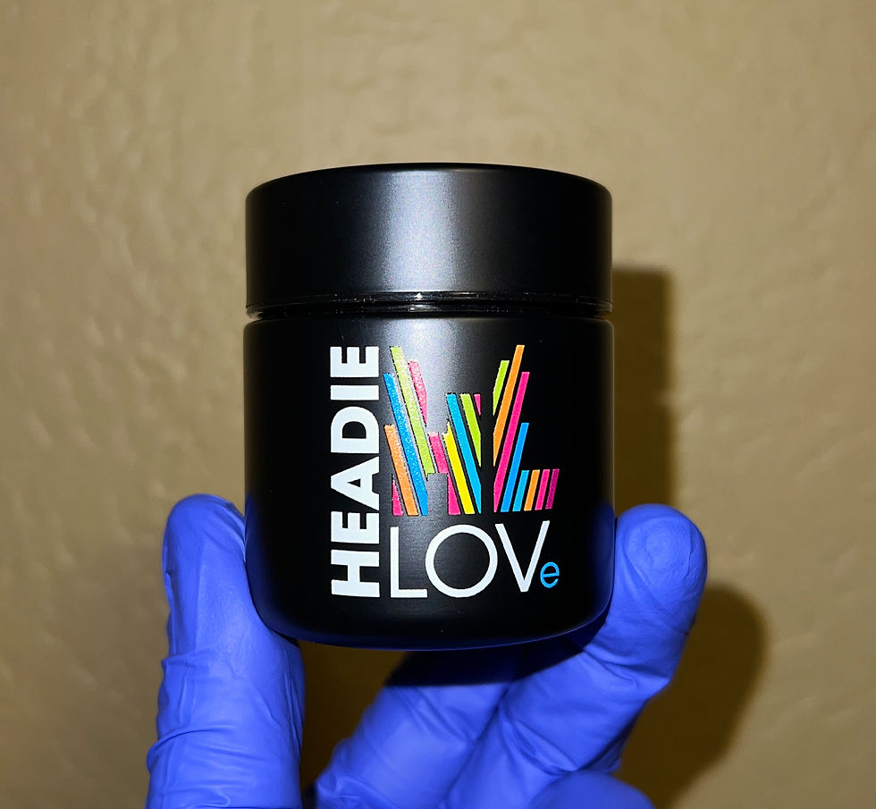 Alchemy Jars x Headie Love black