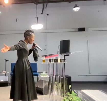 Samia Young In Church