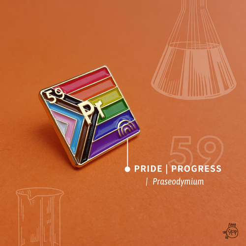 Progress Pride Enamel Pin