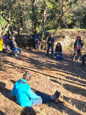 Retour en image sur la balade contée "Les sentiers des Bories" à Mornas
