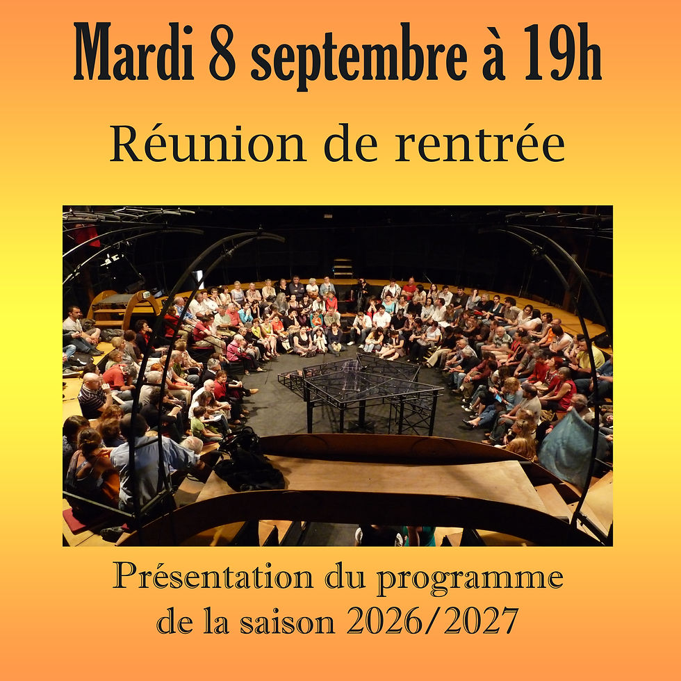 Réunion de rentrée !!
