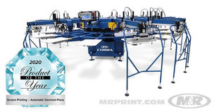 M&R COBRA automatic screen printing press